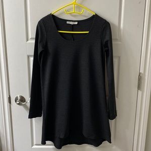 bryn Walker Long Sleeve Tunic. High low Size XS Lagenlook separates made in USA